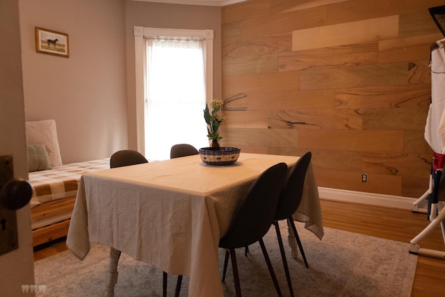1770 Millersburg-Cynthiana Rd, Paris, KY 40361 - dining room with wood finished floors, ornamental molding, and baseboards