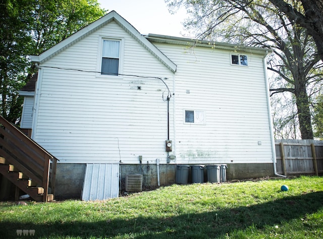 1770 Millersburg-Cynthiana Rd, Paris, KY 40361 - rear view of house with a yard and fence