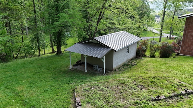 513 Sharp Gap Rd, Barbourville, KY 40906 - view of outbuilding featuring a view of trees and an outbuilding