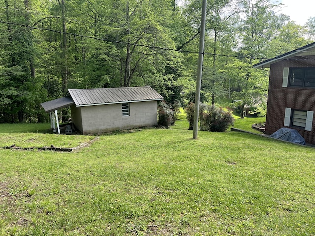 513 Sharp Gap Rd, Barbourville, KY 40906 - view of yard with a forest view