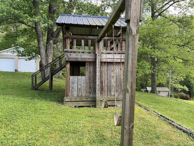 513 Sharp Gap Rd, Barbourville, KY 40906 - view of outbuilding with an outdoor structure and stairs