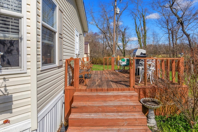 12739 Stulltown Rd, Hope, KY 40334 - view of wooden deck