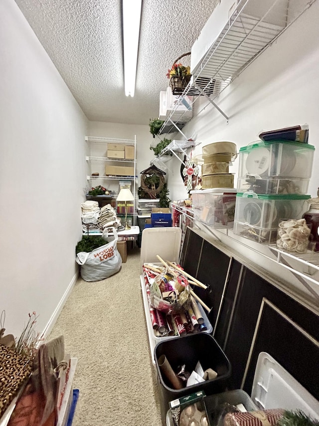 view of storage area