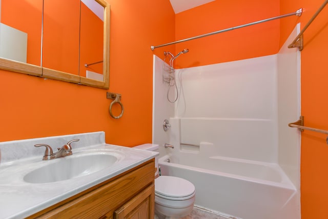 420 Stonehedge Pl, Lexington, KY 40517 - bathroom with vanity, toilet, and  shower combination