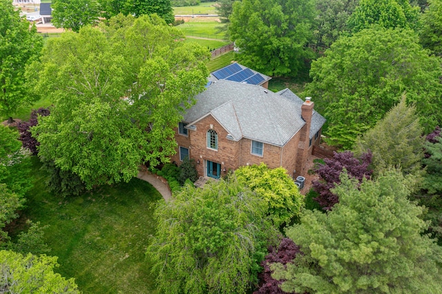 drone / aerial view