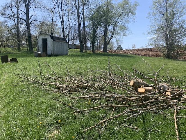 815 W Main St, Mount Vernon, KY 40456 - view of yard with a storage unit and an outbuilding