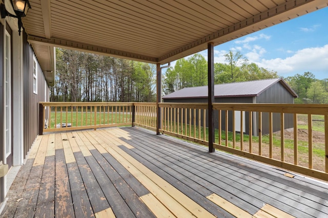 view of deck