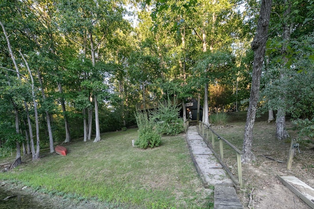 view of yard