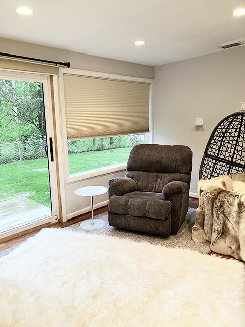 3426 Pepperhill Rd, Lexington, KY 40502 - living area with recessed lighting and wood finished floors