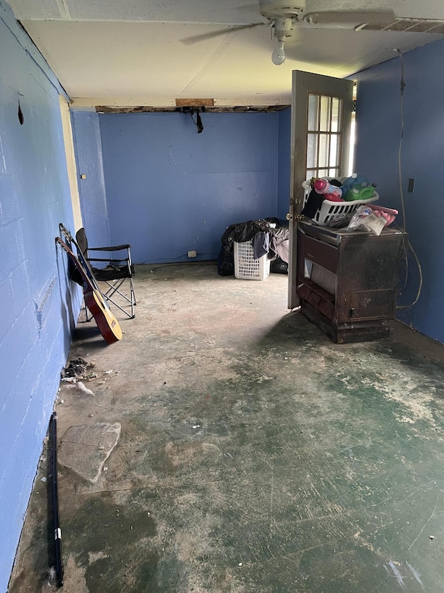 346 Slate Ave, Owingsville, KY 40360 - miscellaneous room with concrete floors
