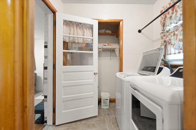 507 Holman Dr, Stanton, KY 40380 - washroom featuring separate washer and dryer