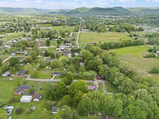 507 Holman Dr, Stanton, KY 40380 - aerial view of property and surrounding area with mountains