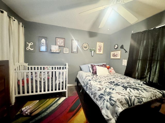 68 Red Witt Rd, Williamsburg, KY 40769 - bedroom featuring wood finished floors and ceiling fan