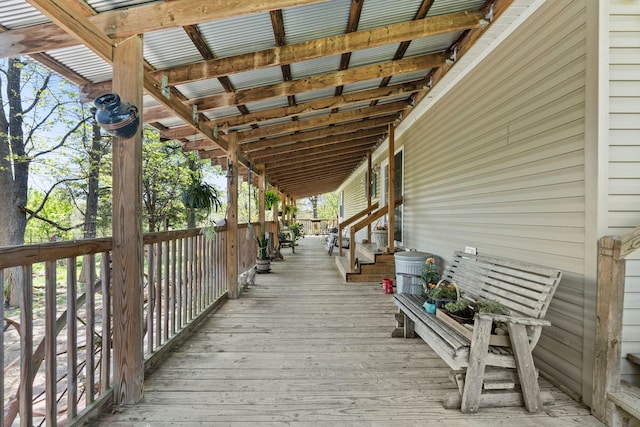 1142 Indian Creek Rd, Sadieville, KY 40370 - view of wooden terrace