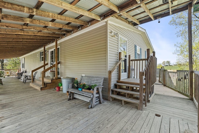 1142 Indian Creek Rd, Sadieville, KY 40370 - view of deck