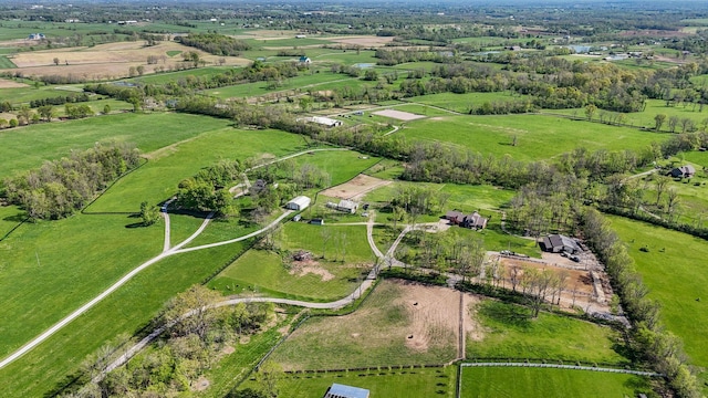 1142 Indian Creek Rd, Sadieville, KY 40370 - drone / aerial view with a rural view