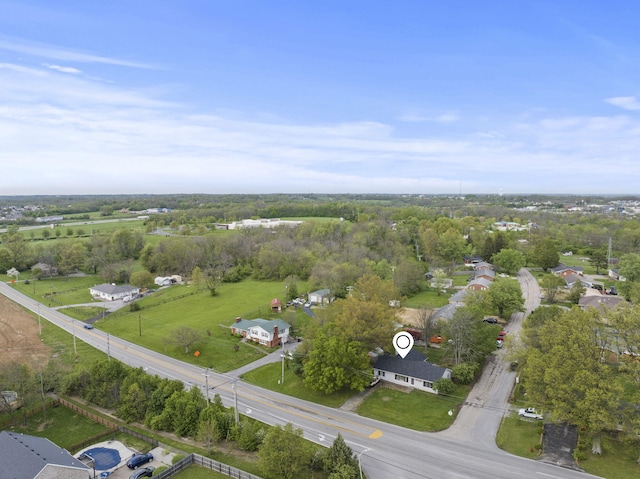 aerial view of property and surrounding area