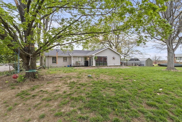 view of back of property