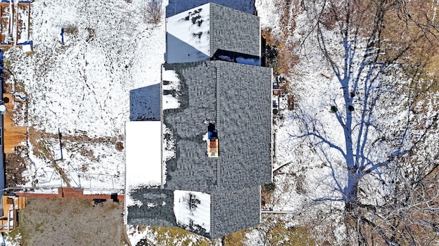 2555 Chrisman Ln, Danville, KY 40422 - view of snowy aerial view