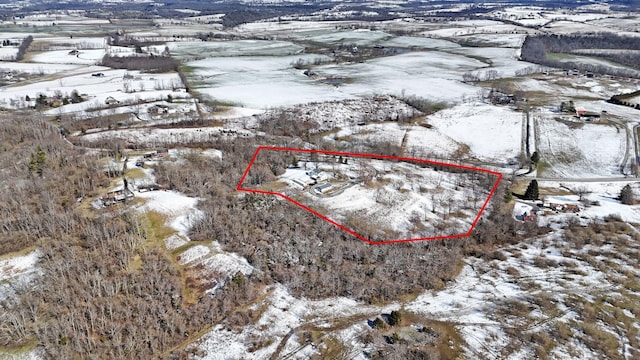2555 Chrisman Ln, Danville, KY 40422 - view of snowy aerial view