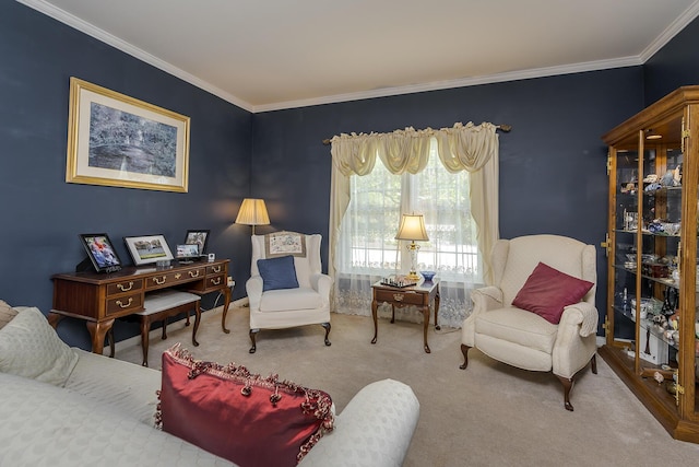 3120 Helmsdale Pl, Lexington, KY 40509 - living room with ornamental molding and carpet