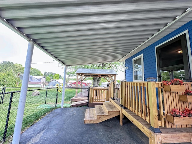 200 Summitt Ave, Somerset, KY 42501 - view of patio / terrace with a gazebo and fence