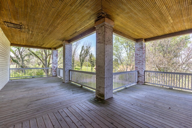view of deck