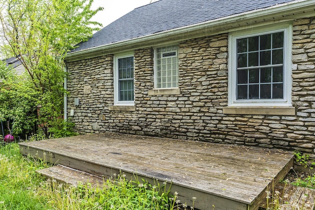 view of deck