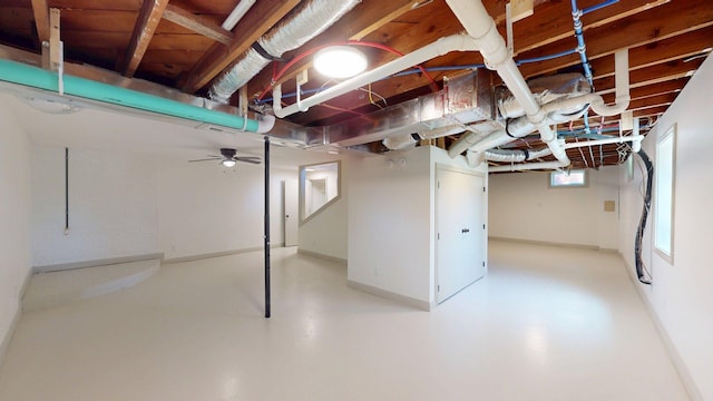 view of below grade area