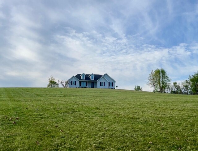 exterior space featuring a rural view