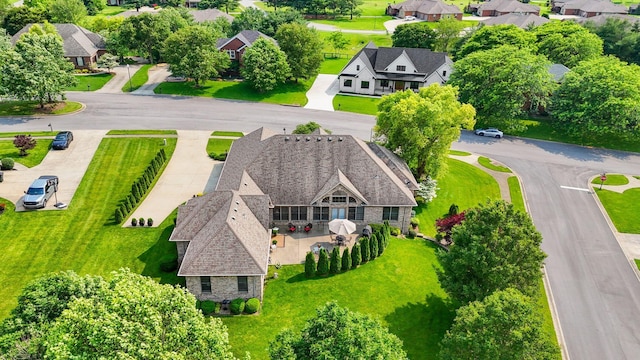 204 Helmsley Ln, Versailles, KY 40383 - aerial perspective of suburban area
