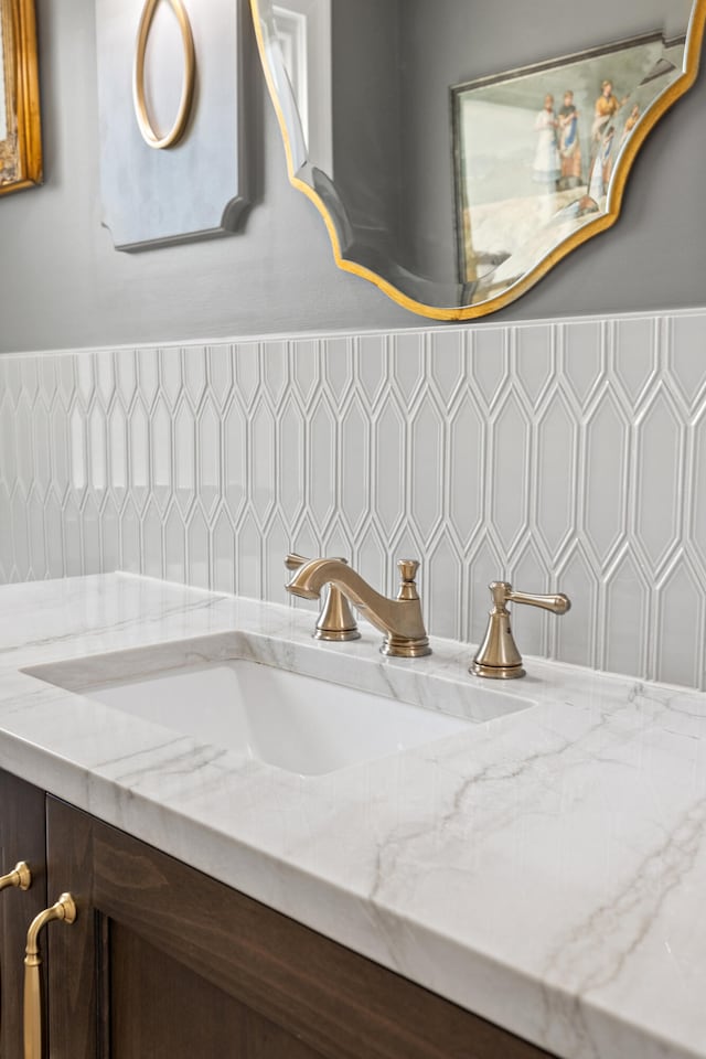 details featuring vanity