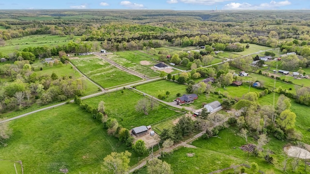 1144 Crenshaw Ln, Nicholasville, KY 40356 - birds eye view of property featuring a rural view and a view of trees