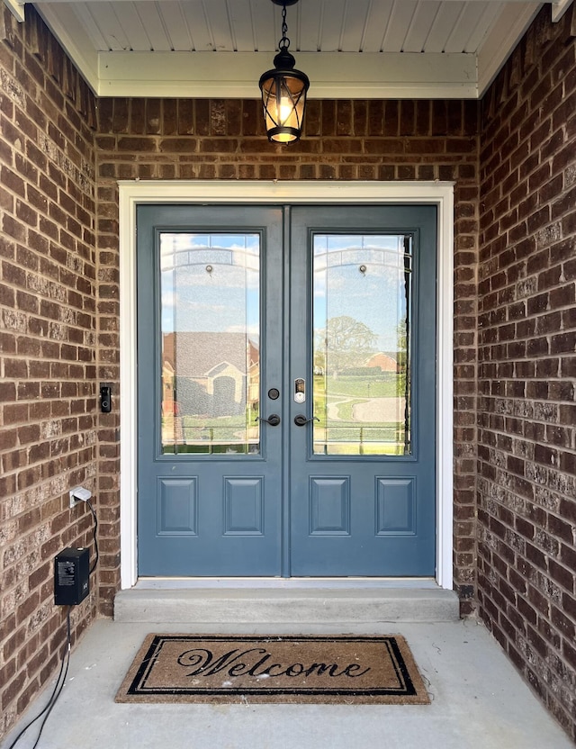 1500 Chardonnay Way, Berea, KY 40403 - view of exterior entry with french doors and brick siding