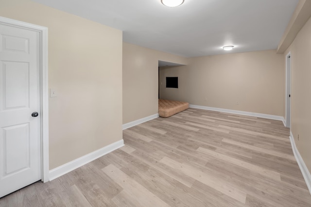 4805 Laurel Creek Cir, Lexington, KY 40515 - basement featuring light wood-type flooring and baseboards
