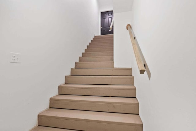 view of staircase