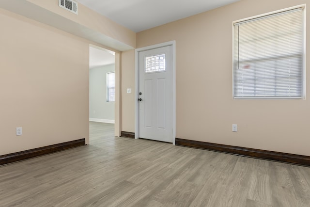 262 Main St, Salt Lick, KY 40371 - entryway featuring light wood-style floors and baseboards