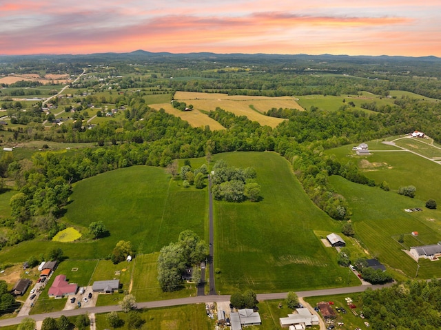 223 Lanetown Rd, Nancy, KY 42544 - aerial view at dusk with a rural view