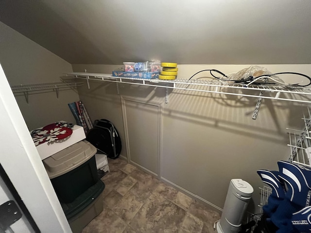 300 Woodlawn Dr, Carrolton, KY 41008 - spacious closet with stone finish flooring
