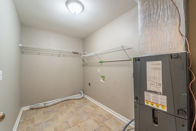 165 Meridian Way, Richmond, KY 40475 - clothes washing area with baseboards, hookup for an electric dryer, washer hookup, and laundry area