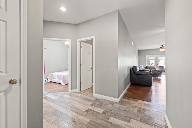 1620 Hannah Dr, Lawrenceburg, KY 40342 - corridor with baseboards and wood finished floors