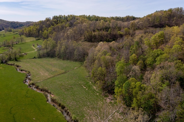 534 Lower Gilmore Rd, Campton, KY 41301 - birds eye view of property featuring a wooded view
