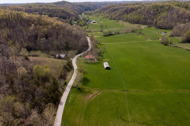 534 Lower Gilmore Rd, Campton, KY 41301 - drone / aerial view with a view of trees and a rural view