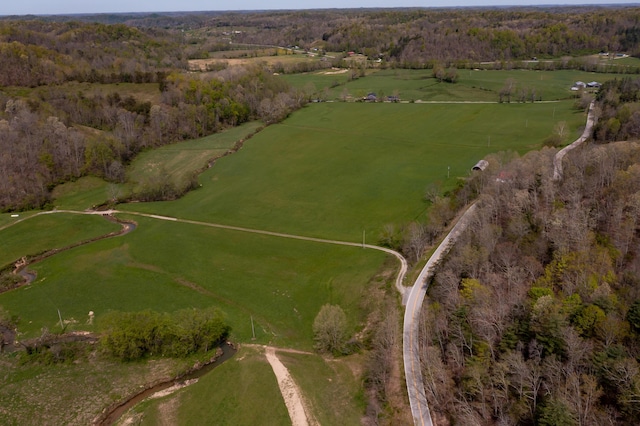 534 Lower Gilmore Rd, Campton, KY 41301 - aerial view with a view of trees and a rural view