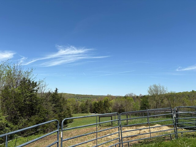 980 Persimmon Ridge Rd, Carlisle, KY 40311 - view of yard featuring fence, a view of trees, and a gate