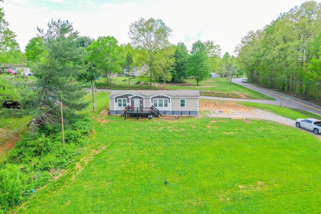6989 W Laurel Rd, London, KY 40741 - view of front of home with a front lawn