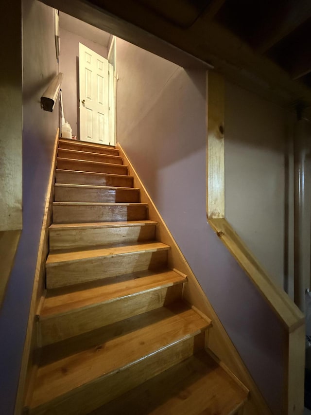 view of staircase