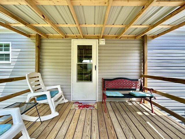 view of deck