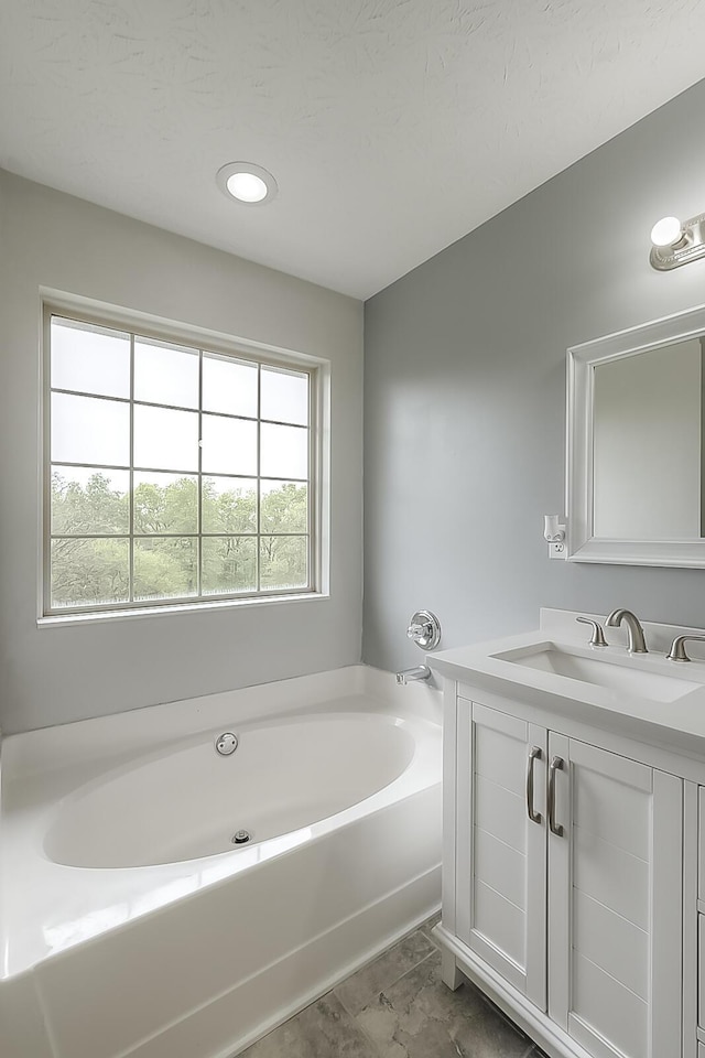 132 Mason Springs Dr, Nicholasville, KY 40356 - full bathroom with a garden tub and vanity