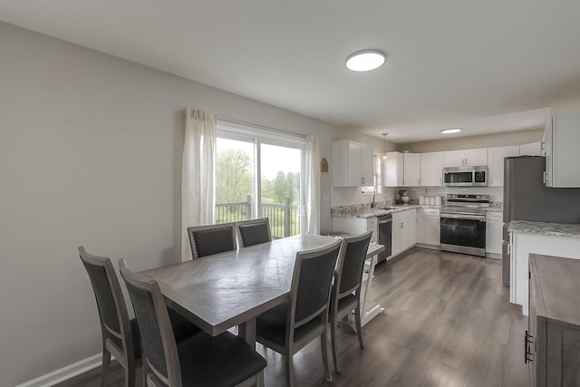 132 Mason Springs Dr, Nicholasville, KY 40356 - dining area featuring wood finished floors